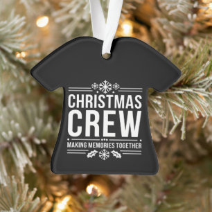 Adorno Reunión Familiar de Christmas Crew Gráfica de Vaca