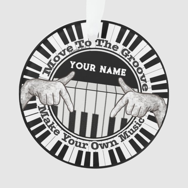 Adorno Ritmo musical  (Anverso)