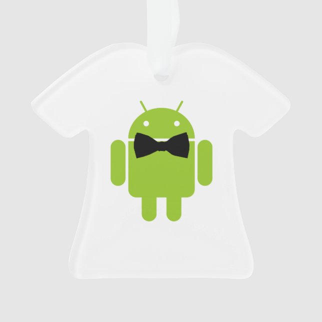 Adorno Robot Android Atire Formal (Anverso)