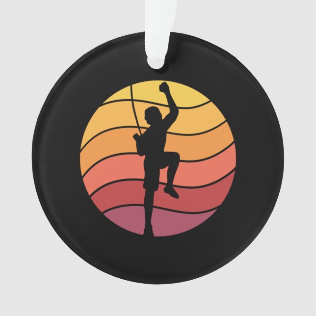 Adorno Rock Climbing Climber Retro (Anverso)