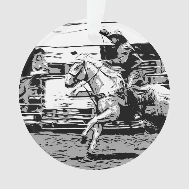 Adorno Rodeo Cowboy - Acto de dopaje (Anverso)