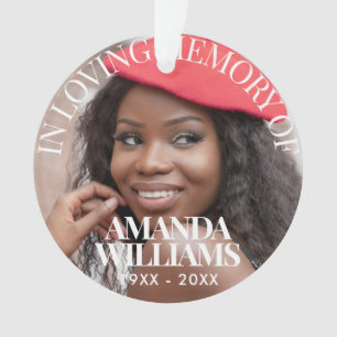 Adorno Rojo conmemorativo de fotos personales