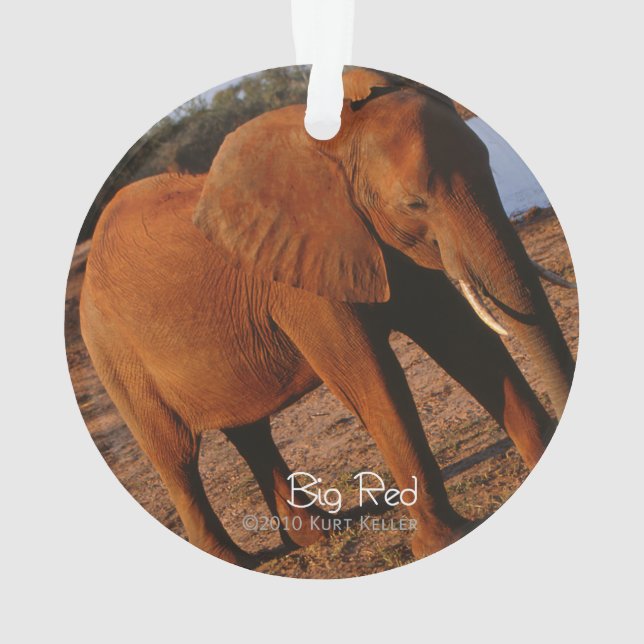 Adorno Rojo grande (Reverso)