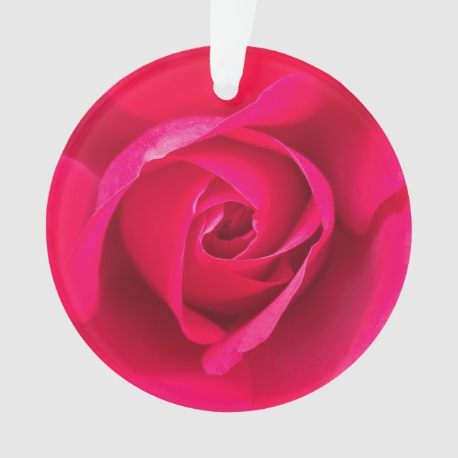 Adorno Rojo Romántico Rosa Rosa v2 (Anverso)