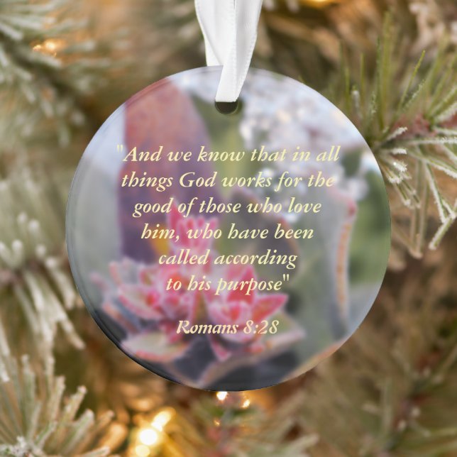 Adorno Romanos 8:28 (Árbol)