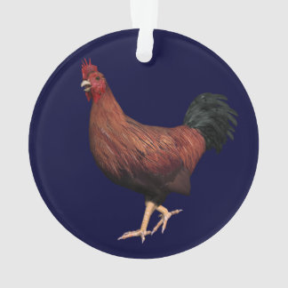 Adorno Rooster Rojo