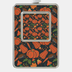 Adorno Ropa de calabaza roja sin soldadura y zanahorias