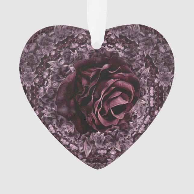 Adorno Rosa Mandala (Anverso)