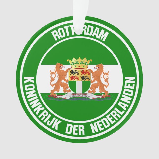 Adorno Rótterdam Round Emblem (Anverso)