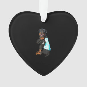 Adorno Rottweiler I Love Mom Tattoo