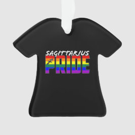 Adorno Rótulo del zodiaco de la bandera del orgullo del