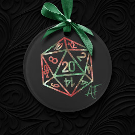 Adorno RPG Crit AF | Jugador de rol de tableta rojo y ver