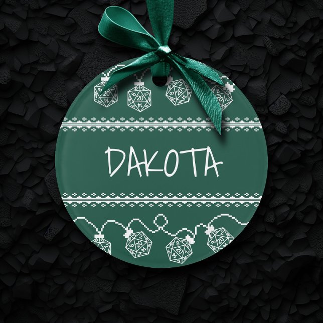 Adorno RPG Lights Green | Fantasía Tabletop Gamer Dice (Subido por el creador)