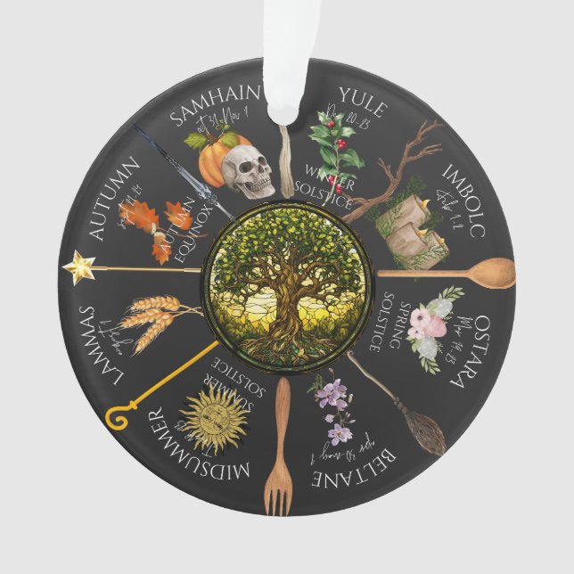 Adorno Rueda magnética del año (Anverso)