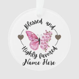 Adorno Salmo 88:4 Bendita Mariposa Personalizado Muy Favo