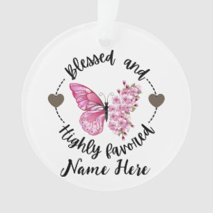 Adorno Salmo 88:4 Bendita Mariposa Personalizado Muy Favo