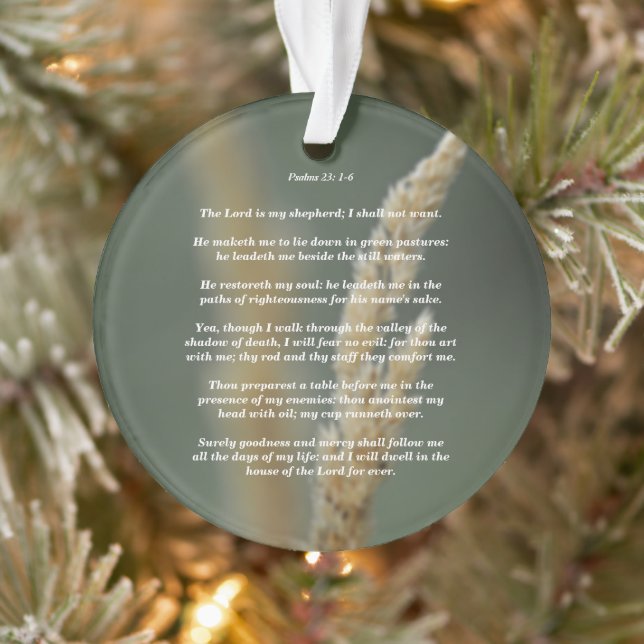 Adorno Salmos 23: 1-6 (Árbol)