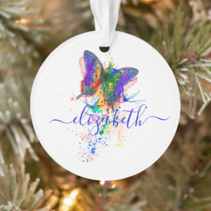 Adorno Salpicadura de mariposa personalizada