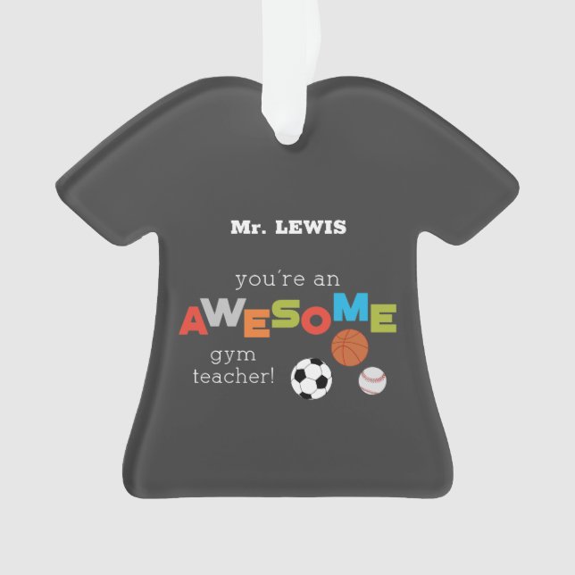 Adorno Saltos del Día de Apreciación del Profesor de Gimn (Anverso)