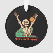Salty y Happy Skeleton en un