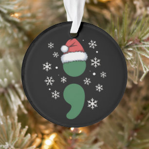 Adorno Salud Mental Navidad Depresión Conciencia Xmas