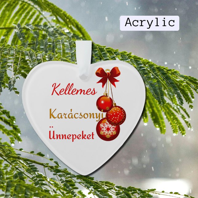 Adorno Saludos de Navidad húngaro (Subido por el creador)