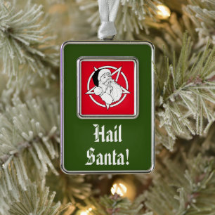 Adorno ¡Salve Santa! Satanic Funny