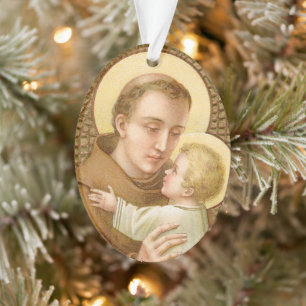 Adorno San Antonio de Padua y el Niño Jesús (JM 05) Acríl