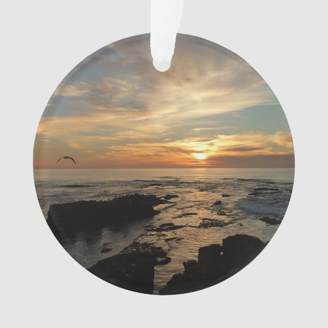 Adorno San Diego Sunset I California Seascape (Anverso)