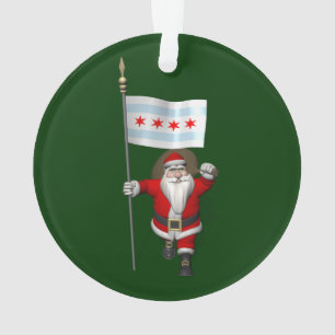 Adorno Santa Claus Con El Fin De Chicago