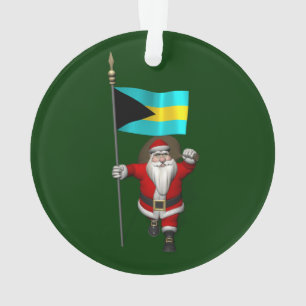 Adorno Santa Claus Con El Fin De Las Bahamas