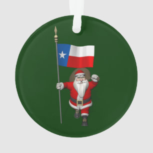 Adorno Santa Claus con el fin de Texas