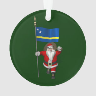 Adorno Santa Claus Con El Firma De Curazao