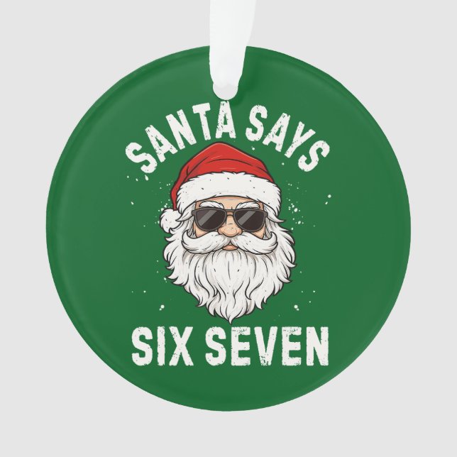 Adorno Santa Dice Seis Siete  (Anverso)