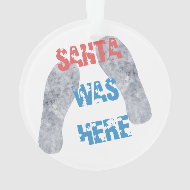 Adorno Santa estaba aquí (Reverso)