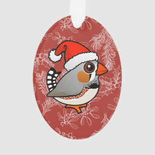 Adorno Santa Zebra Finch