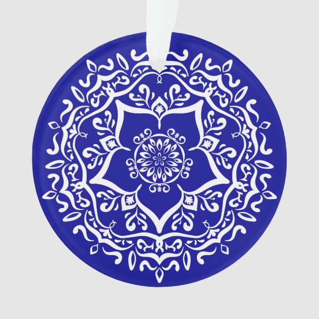 Adorno Sapphire Mandala (Anverso)