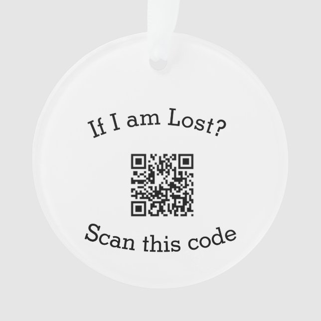 Adorno Scan QR code lost found me code pet  (Anverso)