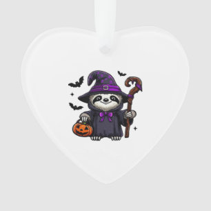 Adorno Scary Halloween Sloth Witch Gorra disstume espeluz