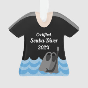 Adorno Scuba Diver Gear con foto