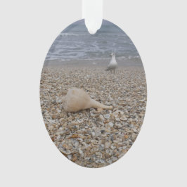 Adorno Seashells y gaviotas