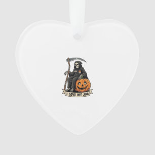Adorno Segador de la Muerte de Trabajo de Amor Calabaza d