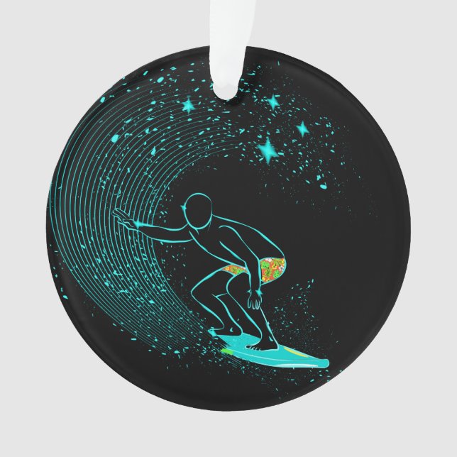 Adorno Segunda versión de Surfing Medal Ornament (Anverso)
