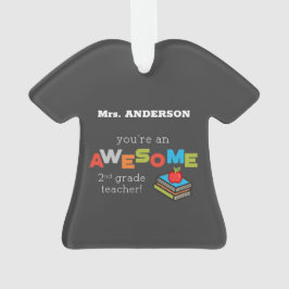 Adorno Segundo Día de Apreciación de Maestros, increíble