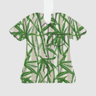 Adorno Selva Hawaiana de la jungla de bambú - Verde