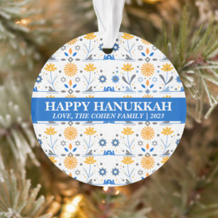 Adorno Sencilla y elegante fotografía familiar Hanukkah