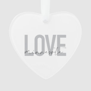 Adorno Sencillo, moderno, urbano, diseño fresco Love Minn