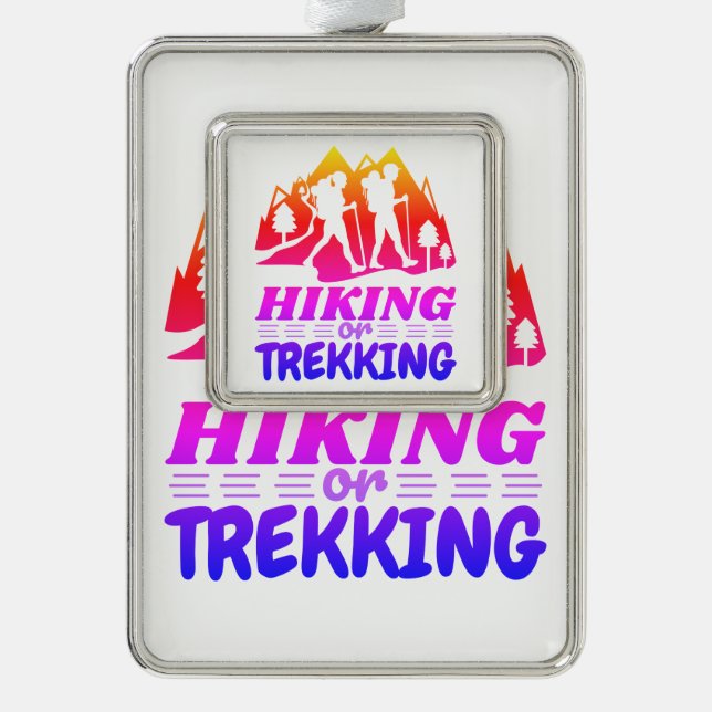 Adorno Senderismo o senderismo (Anverso)