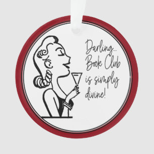 Adorno Señora retra del vintage del amigo del círculo d