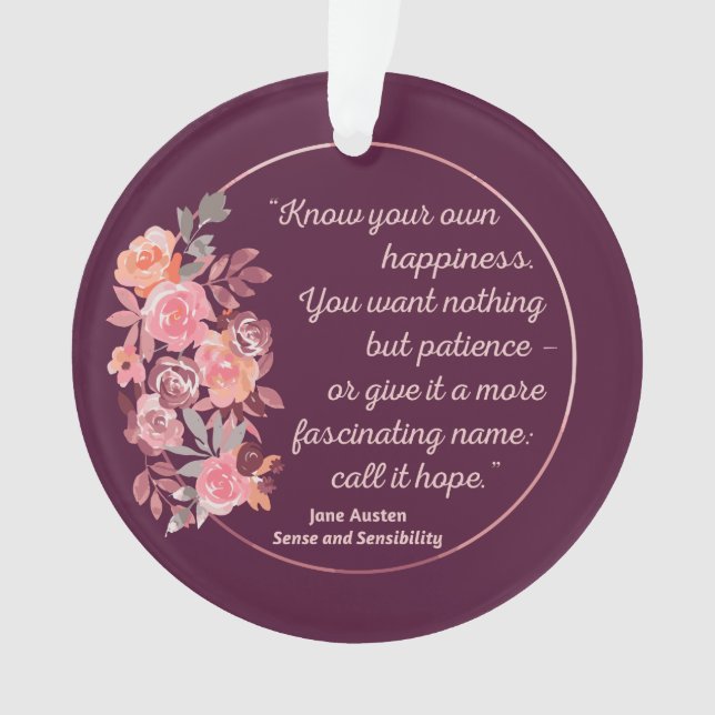 Adorno Sentido Y Sensibilidad Cita I - Estilo Cuto (Anverso)